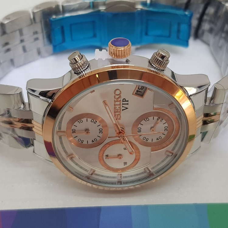 ساعت مچی سیکو رزگلد زنانه ژاپن به همراه جعبه و باطری اضافه 2363 G | ارسال رایگان