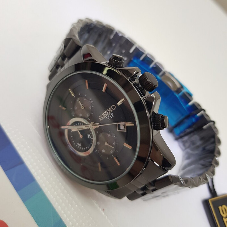 ساعت سیکو ژاپن مشکی مردانه به همراه جعبه و باطری اضافه 2363 G | ارسال رایگان