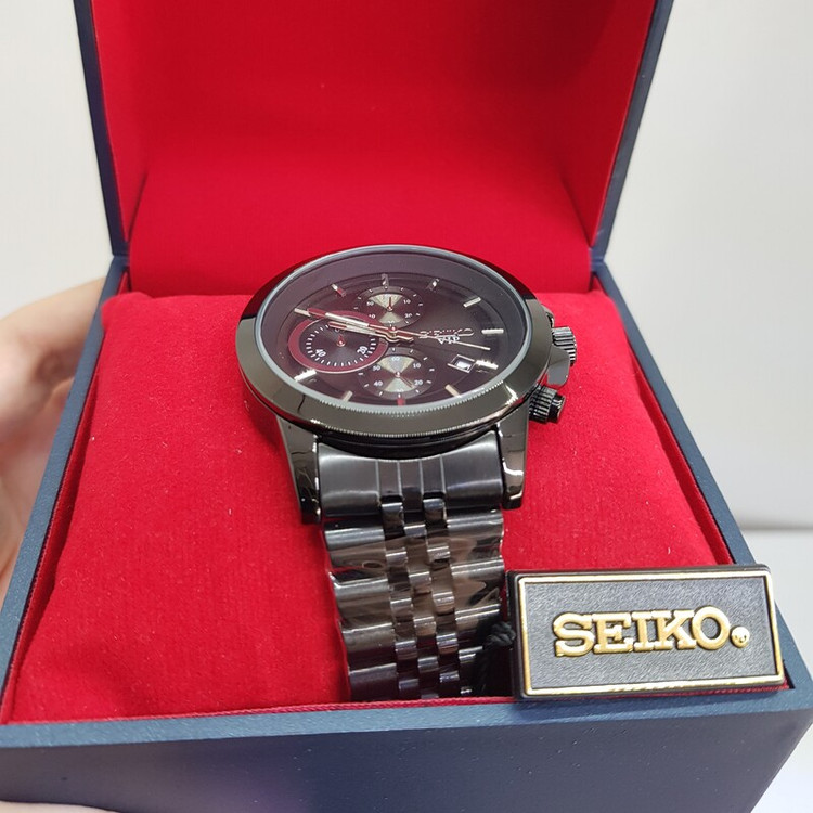ساعت سیکو ژاپن مشکی مردانه به همراه جعبه و باطری اضافه 2363 G | ارسال رایگان