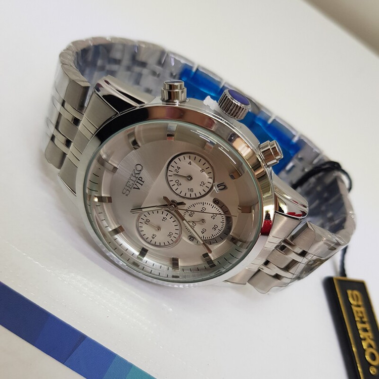 ساعت سیکو ژاپن نقره ای مردانه به همراه جعبه و باطری اضافه 2363 G | ارسال رایگان