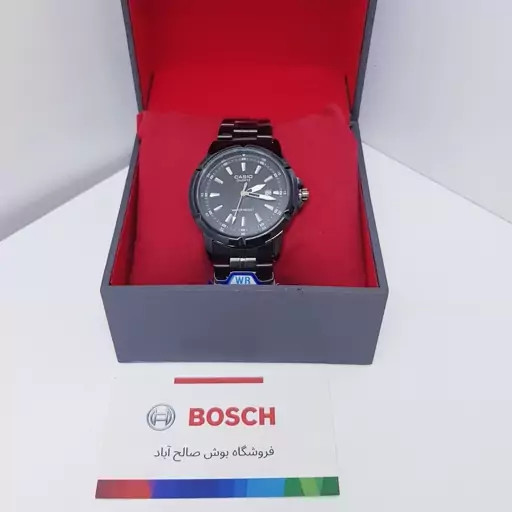 ساعت مچی کاسیو ژاپن مشکی مردانه کد 5058 به همراه جعبه و باطری اضافه | ارسال رایگان