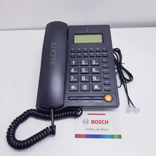 گوشی تلفن ثابت رنگ مشکی کالر ای دی دار کیفیت عالی مدل Noise less 3 | ارسال رایگان