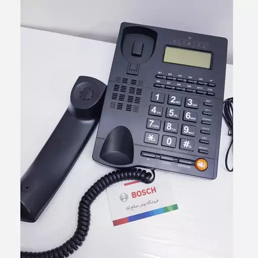 گوشی تلفن ثابت رنگ مشکی کالر ای دی دار کیفیت عالی مدل Noise less 3 | ارسال رایگان