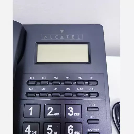 گوشی تلفن ثابت رنگ مشکی کالر ای دی دار کیفیت عالی مدل Noise less 3 | ارسال رایگان