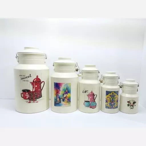 دبه روغن و شیر روحی بانکه ، سطل شیر 1 لیتری یکتا بوش مدل A010 | ارسال رایگان