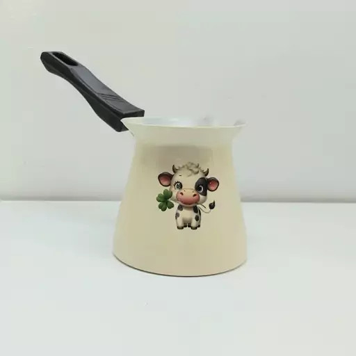 شیرجوش و قهوه جوش روحی رنگ کوره بزرگ ابعاد 10 در 10 | ارسال رایگان