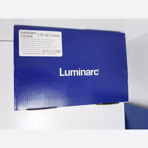 استکان لومینارک مدل استرلینگ اصلی حک شده دسته دار دست 6 عددی ساخت امارات LUMINARC STERLING سری گلد فرنس F2565E | ارسال رایگان