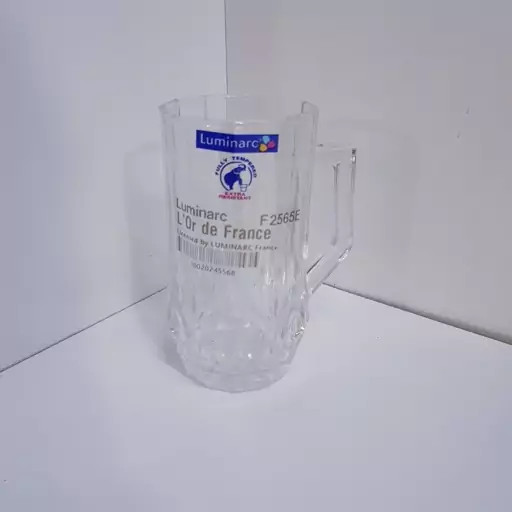 استکان لومینارک مدل برایتون حک شده اصلی دسته دار بسته 6 عددی ساخت امارات مدل گلد فرنس F2565E LUMINARC BRIGHTON | ارسال رایگان