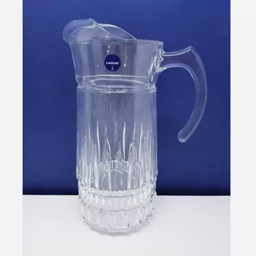 پارچ و لیوان لومینارک اصلی مدل امپراطور اصلی 7 پارچه حک شده ساخت امارات سری گلدفرنس F2565E | ارسال رایگان