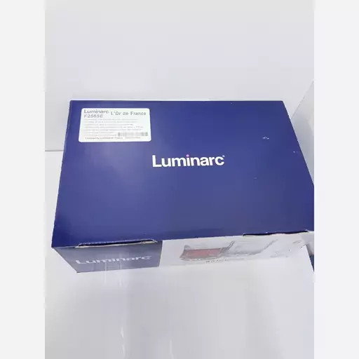 نیم لیوان لومینارک اصلی مدل برایتون کوتاه ساخت امارات دست 6 عددی سری گلد فرنس F2565 LUMINARC BRIGHTON | ارسال رایگان