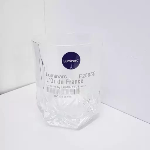 نیم لیوان لومینارک اصلی مدل برایتون کوتاه ساخت امارات دست 6 عددی سری گلد فرنس F2565 LUMINARC BRIGHTON | ارسال رایگان