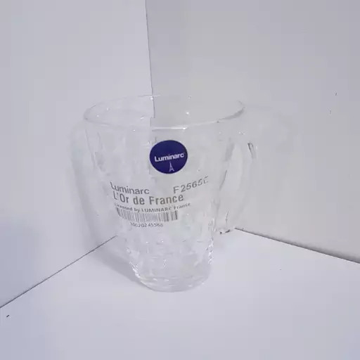 ماگ لیوان دسته دار لومینارک مدل ولت اصلی حک شده ساخت امارات بسته 6عددی سری گلد فرنس F2565E LUMINARC VOLETE | ارسال رایگان