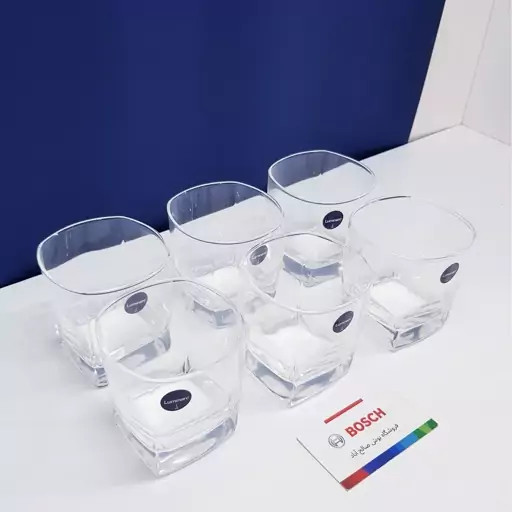 لیوان لومینارک مدل نیم لیوان استرلینگ اصلی ساخت امارات دست 6 عددی سری گلد فرنس F2565 LUMINARC STERLING | ارسال رایگان