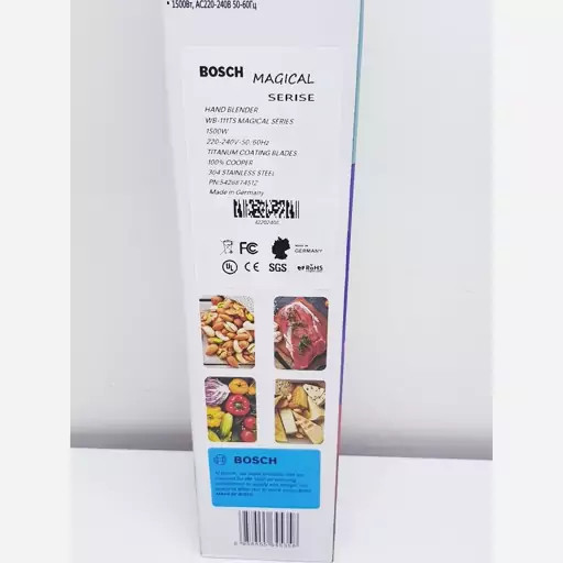 گوشتکوب برقی بوش آلمان مجیکال سری حک شده اصلی 1500وات لیبل آبی تیغ تیتانیوم مدل 111 | ارسال رایگان