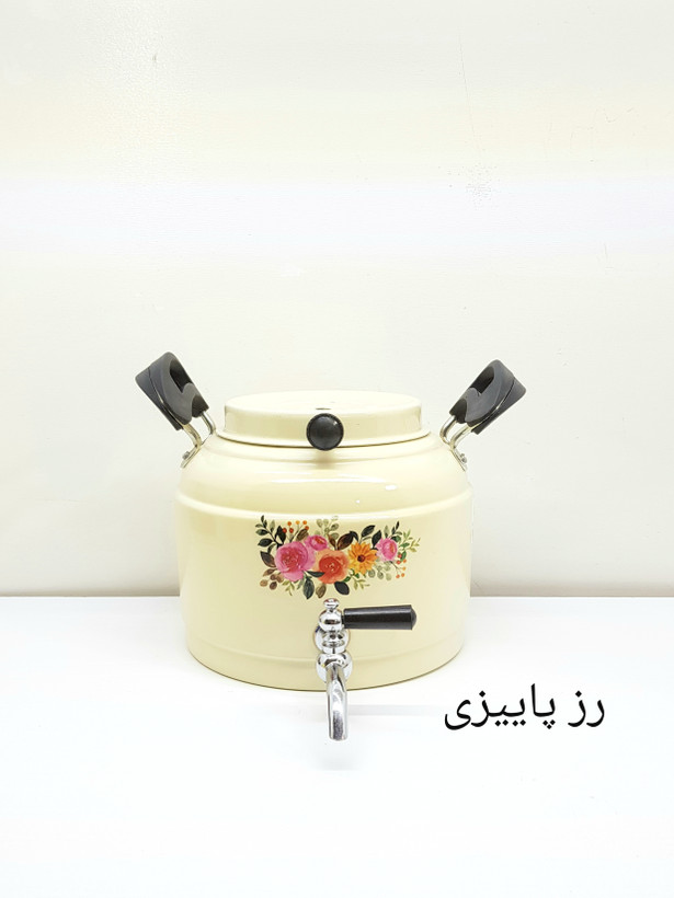 کتری شیردار روحی یکتاباش 4 لیتری مدل KE041 طرح دار نگیر نسوز بدون قوری - ارسال رایگان