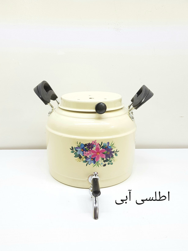 کتری شیردار روحی یکتاباش 4 لیتری مدل KE041 طرح دار نگیر نسوز بدون قوری - ارسال رایگان