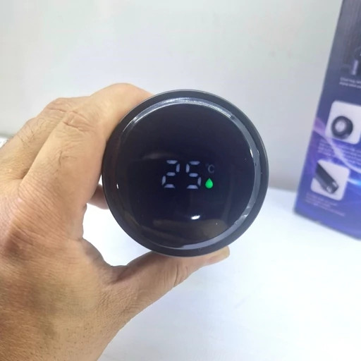 ماگ هوشمند بوش درجه دار نیم لیتری درینکو مشکی مات استیل مدل Drinqo 2 - اقساط بلند مدت
