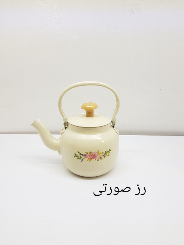 قوری روحی طرح دار 0/8 لیتری نسوز و نگیر رنگ کوره برند یکتا باش مدل H008 | ارسال رایگان