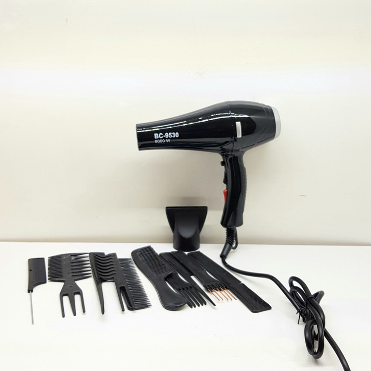 سشوار حرفه ای بوش پروفشنال 9000 وات دارای یک سری همراه با 10 عدد شانه Professional Hair Dryer | ارسال رایگان