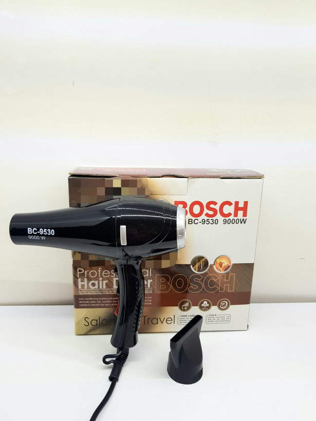 سشوار حرفه ای بوش پروفشنال 9000 وات دارای یک سری همراه با 10 عدد شانه Professional Hair Dryer | ارسال رایگان