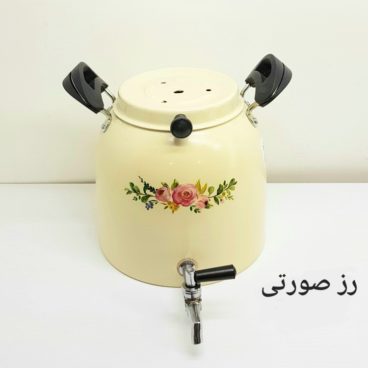 کتری شیردار یکتاباش روحی 6 لیتری طرح دار نگیر نسوز بدون قوری مدلKE061 | ارسال رایگان